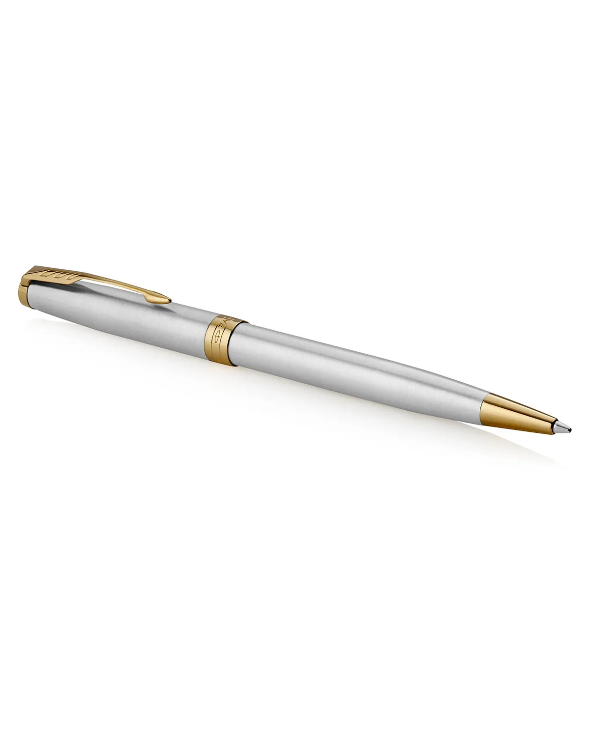 Długopis + Pióro Parker Sonnet Stalowy GT z Grawerem (1931507/2)