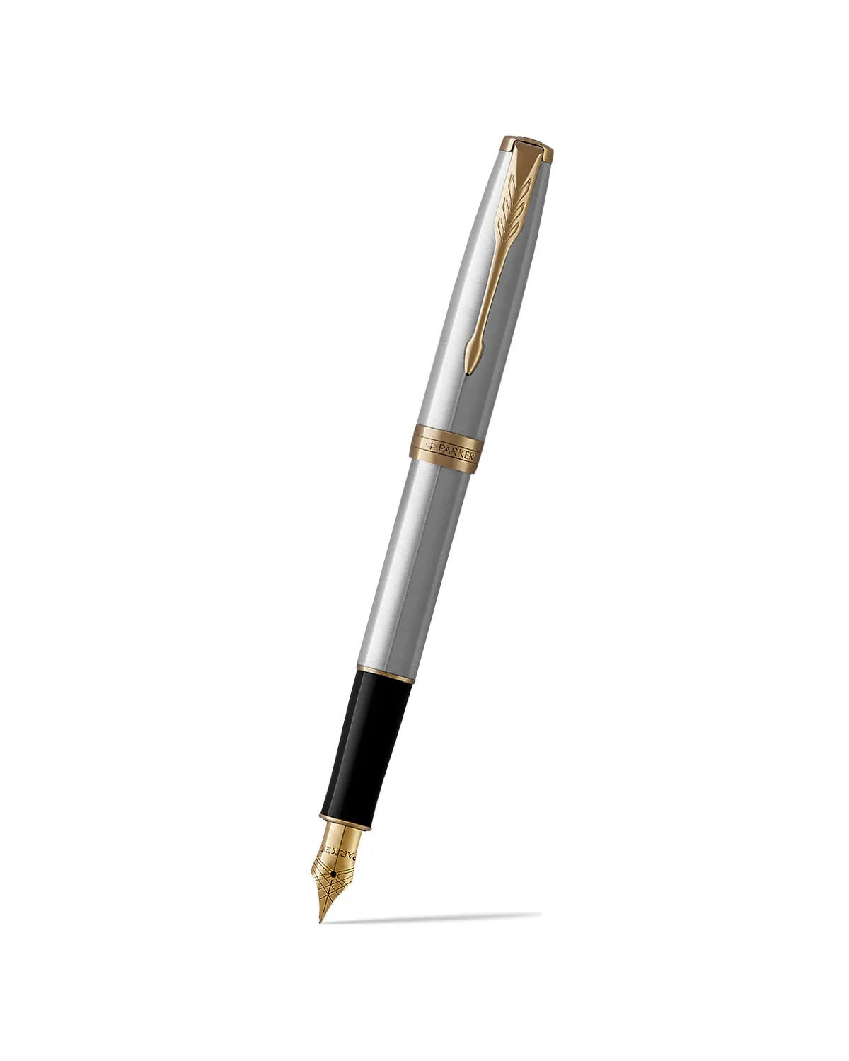 Długopis + Pióro Parker Sonnet Stalowy GT z Grawerem (1931507/2)