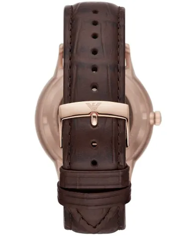 Zegarek męski EMPORIO ARMANI SKELETON AUTOMATIC AR60039 (zi055b)