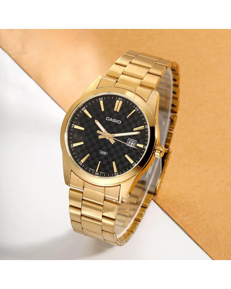 ZEGAREK MĘSKI CASIO MTP-VD03G-1A + BOX ZEGAREK MĘSKI CASIO MTP-VD03G-1A + BOX