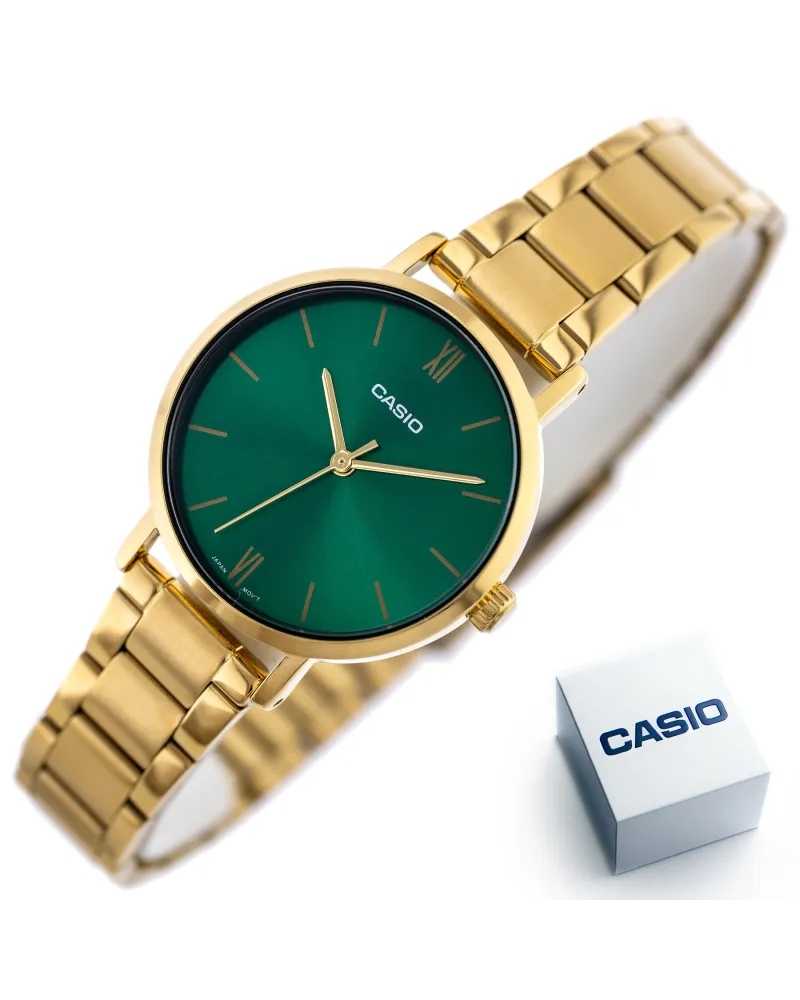 ZEGAREK DAMSKI CASIO LTP-VT02G-3A KLASYKA + BOX