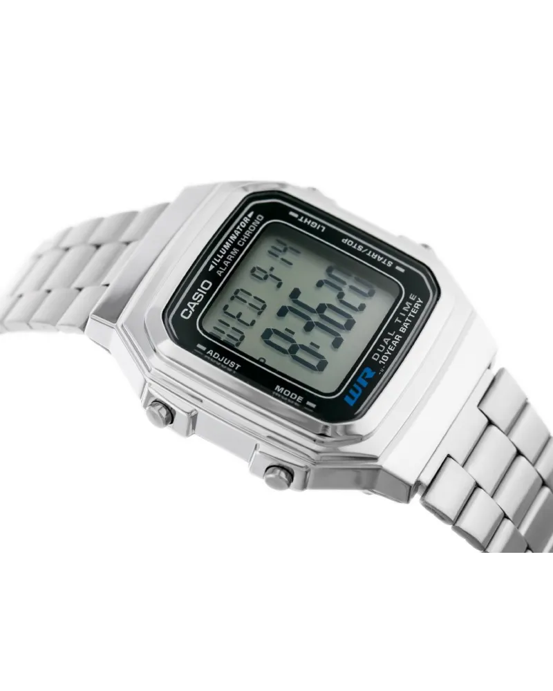 ZEGAREK MĘSKI CASIO A178WA-1A (zd082a) - KLASYKA + BOX