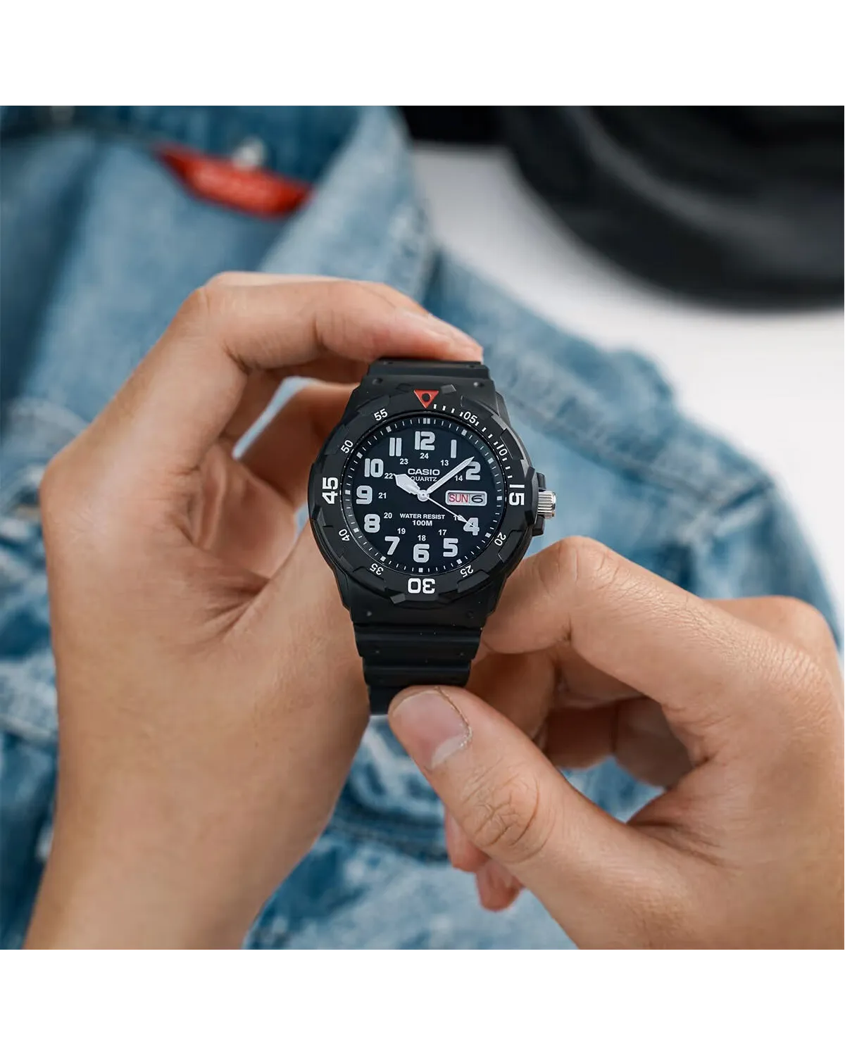 ZEGAREK MĘSKI CASIO MRW-200H-1B (zd147a) + BOX