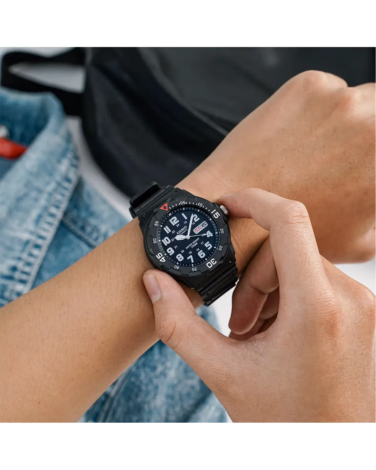 ZEGAREK MĘSKI CASIO MRW-200H-1B (zd147a) + BOX