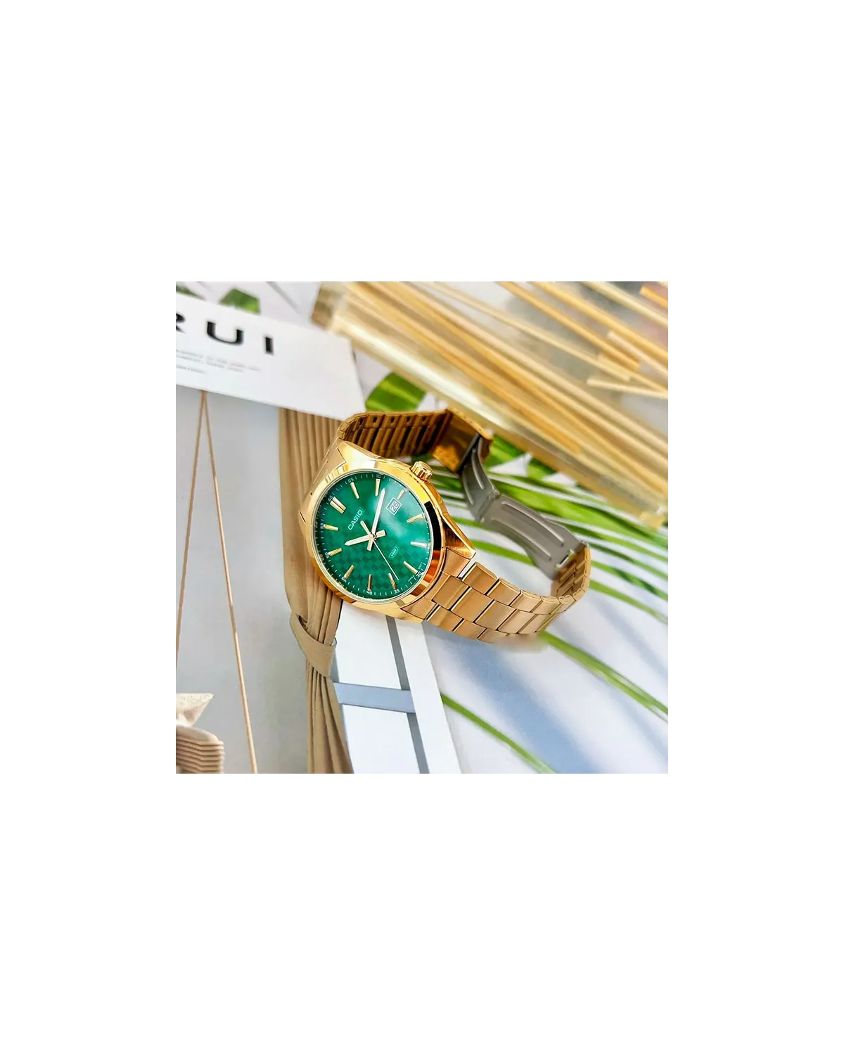 ZEGAREK MĘSKI CASIO MTP-VD03G-3A + BOX ZEGAREK MĘSKI CASIO MTP-VD03G-3A + BOX