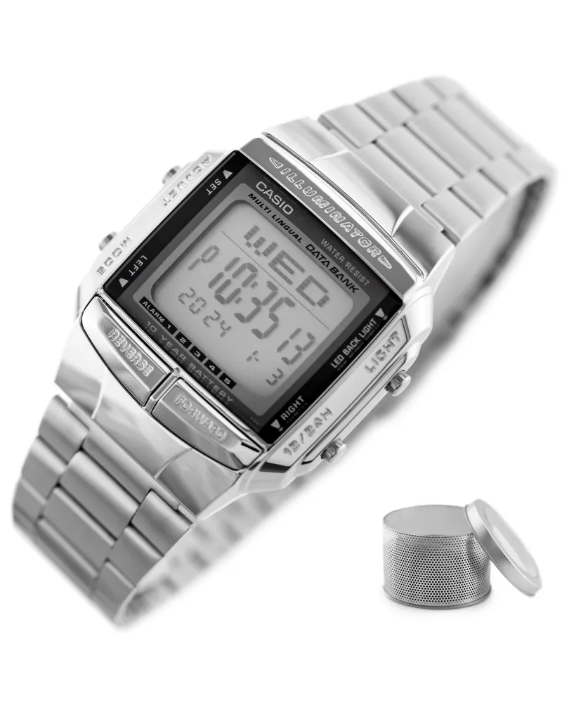 ZEGAREK MĘSKI CASIO DATABANK DB-360-1A (zd161a) + BOX ZEGAREK MĘSKI CASIO DATABANK DB-360-1A (zd161a) + BOX