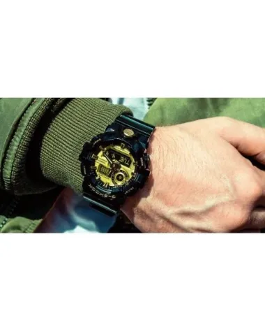 ZEGAREK MĘSKI CASIO G-SHOCK GA-710GB-1AER (zd140b)