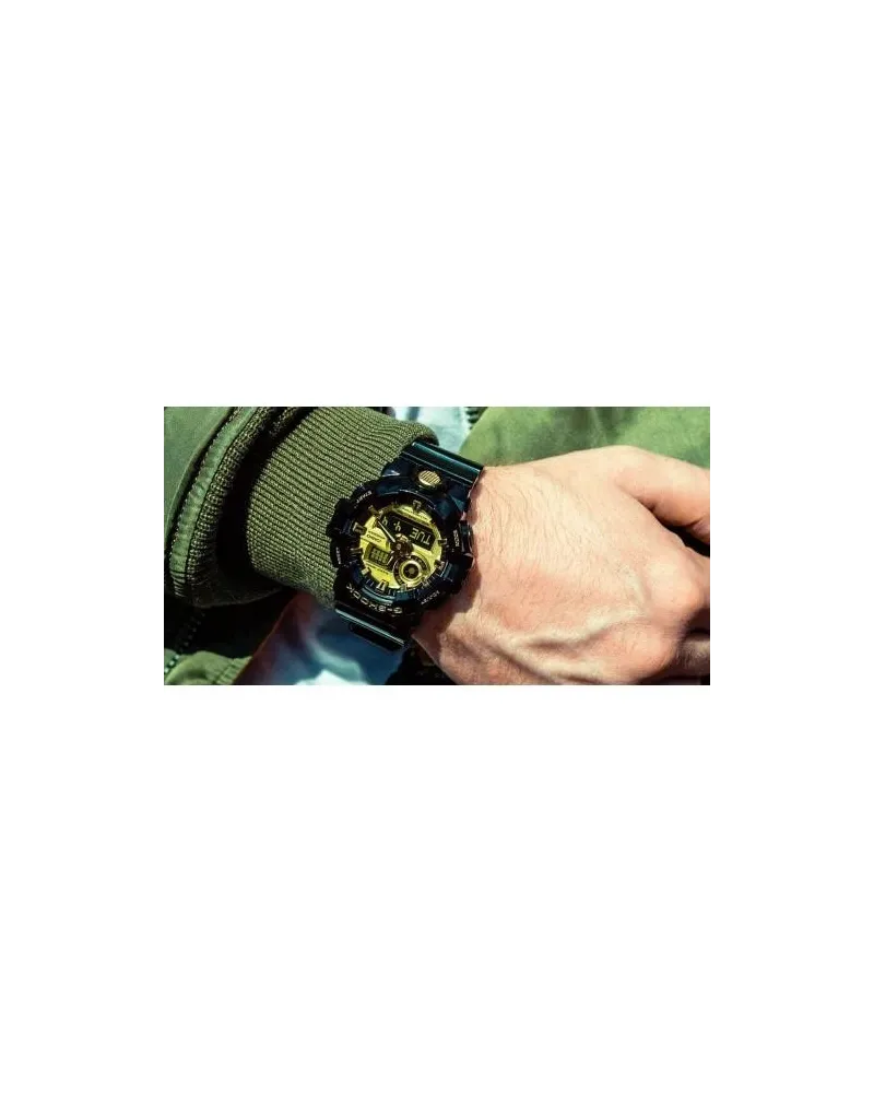 ZEGAREK MĘSKI CASIO G-SHOCK GA-710GB-1AER (zd140b) ZEGAREK MĘSKI CASIO G-SHOCK GA-710GB-1AER (zd140b)