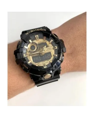 ZEGAREK MĘSKI CASIO G-SHOCK GA-710GB-1AER (zd140b)