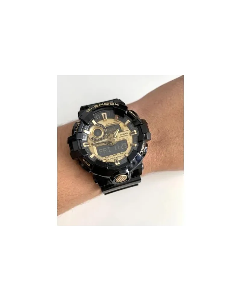ZEGAREK MĘSKI CASIO G-SHOCK GA-710GB-1AER (zd140b) ZEGAREK MĘSKI CASIO G-SHOCK GA-710GB-1AER (zd140b)