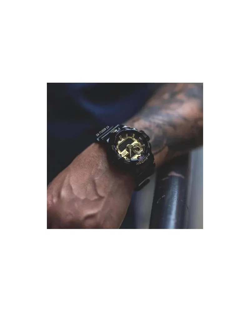 ZEGAREK MĘSKI CASIO G-SHOCK GA-710GB-1AER (zd140b) ZEGAREK MĘSKI CASIO G-SHOCK GA-710GB-1AER (zd140b)