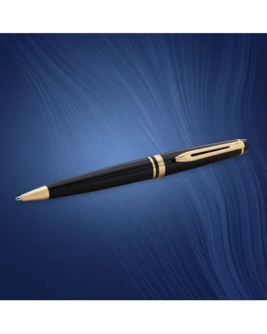 Długopis i Pióro Waterman Expert czarny GT w Pudełku z Grawerem (S0951700/3)