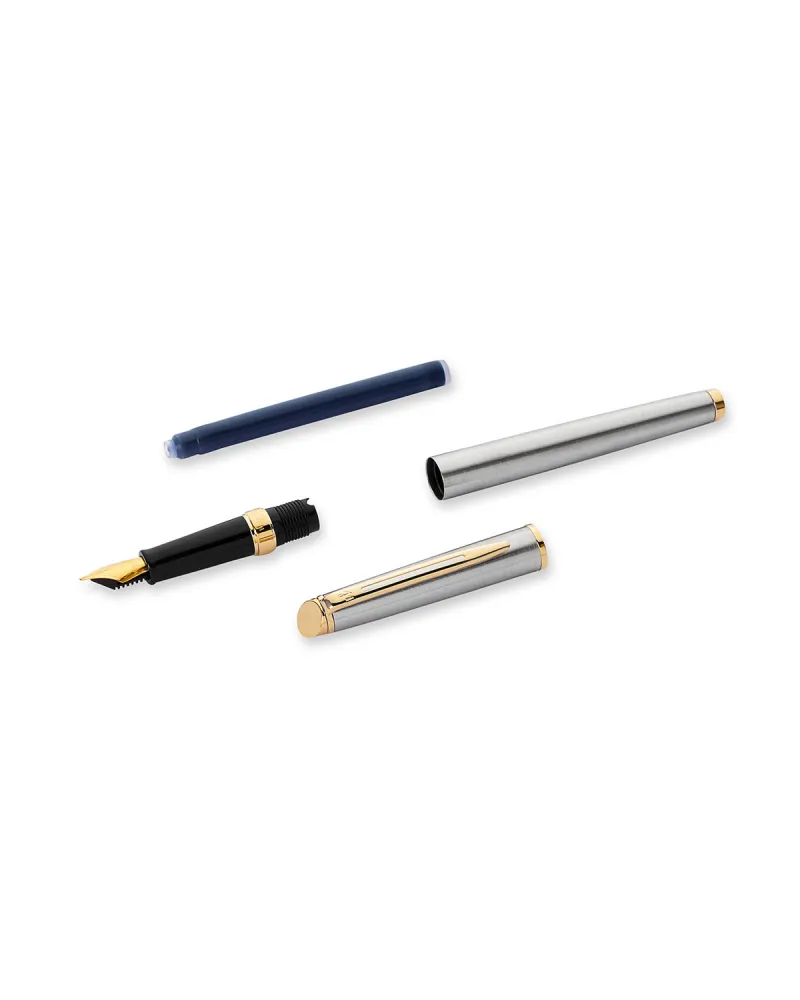 Pi&oacute;ro wieczne Waterman Hemisphere stalowe GT w Pudełku z Grawerem (S0920310/5)