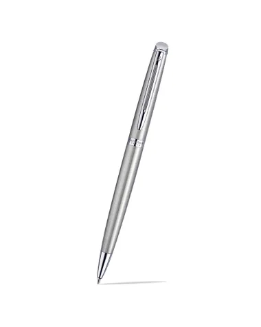 Długopis i Pióro Waterman Hemisphere stalowy CT w Pudełku z Grawerem (S0920470/6)