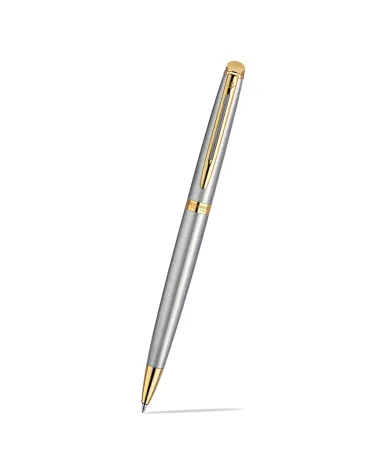 Długopis i Pióro Waterman Hemisphere stalowy GT w Pudełku z Grawerem (S0920370/10) Długopis i Pióro Waterman Hemisphere stalowy GT w Pudełku z Grawerem (S0920370/10)