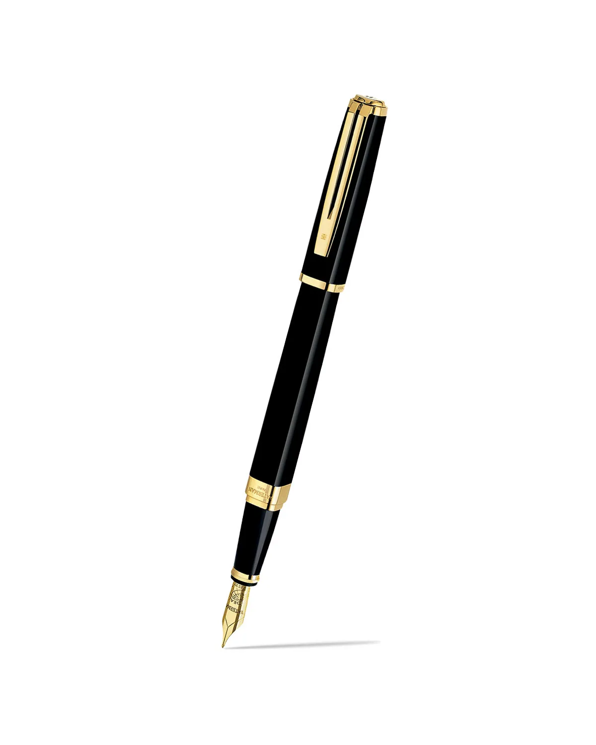 Pióro wieczne Waterman Exception Slim czarne GT w Pudełku z Grawerem (S0636930/1)