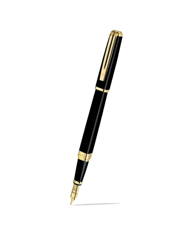 Pióro wieczne Waterman Exception Slim czarne GT w Pudełku z Grawerem (S0636930/1)