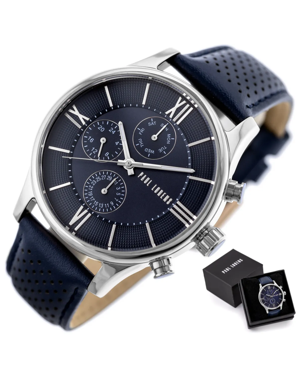 ZEGAREK MĘSKI PAUL LORENS - PL11652A6-6F1 (zg355c) + BOX