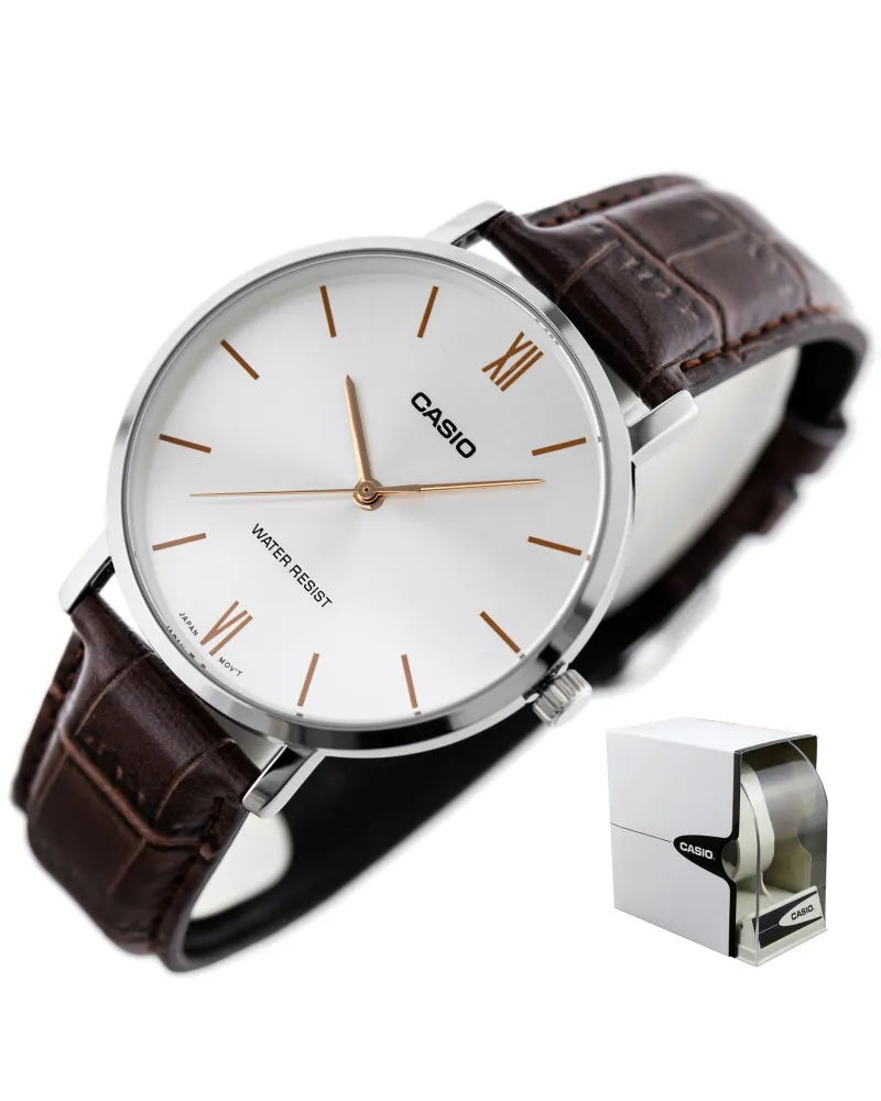 ZEGAREK MĘSKI CASIO MTP-VT01L-7B2 (zd165b) + BOX ZEGAREK MĘSKI CASIO MTP-VT01L-7B2 (zd165b) + BOX