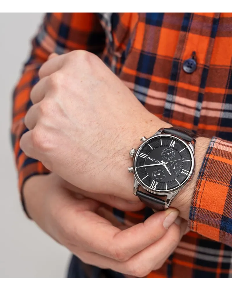 ZEGAREK MĘSKI PAUL LORENS - PL11652A6-1A1 (zg355a) + BOX