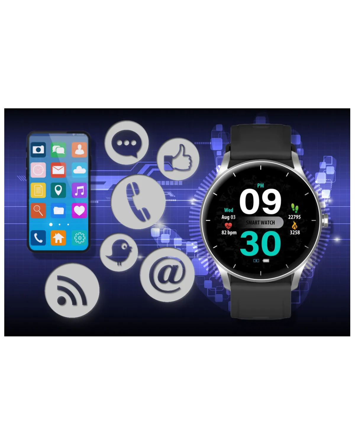 SMARTWATCH UNISEX GRAVITY GT2-6 - ROZMOWY BLUETOOTH, WŁASNE TARCZE (sg019f) SMARTWATCH UNISEX GRAVITY GT2-6 - ROZMOWY BLUETOOTH, WŁASNE TARCZE (sg019f)