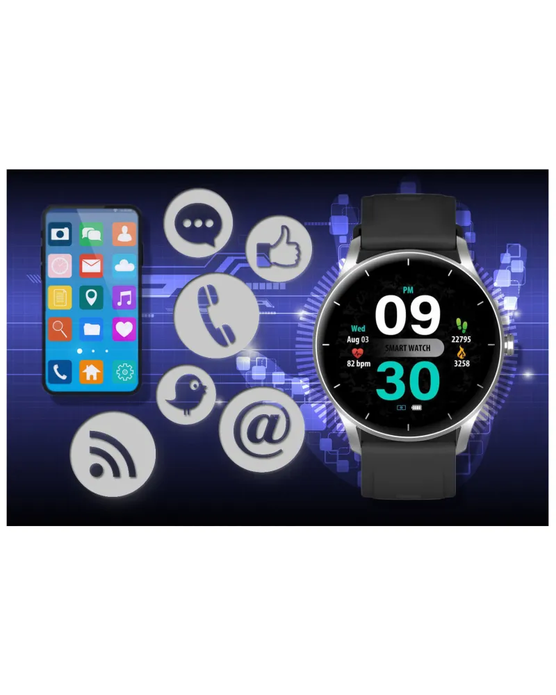 SMARTWATCH UNISEX GRAVITY GT2-6 - ROZMOWY BLUETOOTH, WŁASNE TARCZE (sg019f) SMARTWATCH UNISEX GRAVITY GT2-6 - ROZMOWY BLUETOOTH, WŁASNE TARCZE (sg019f)