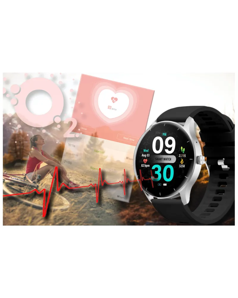 SMARTWATCH UNISEX GRAVITY GT2-6 - ROZMOWY BLUETOOTH, WŁASNE TARCZE (sg019f) SMARTWATCH UNISEX GRAVITY GT2-6 - ROZMOWY BLUETOOTH, WŁASNE TARCZE (sg019f)
