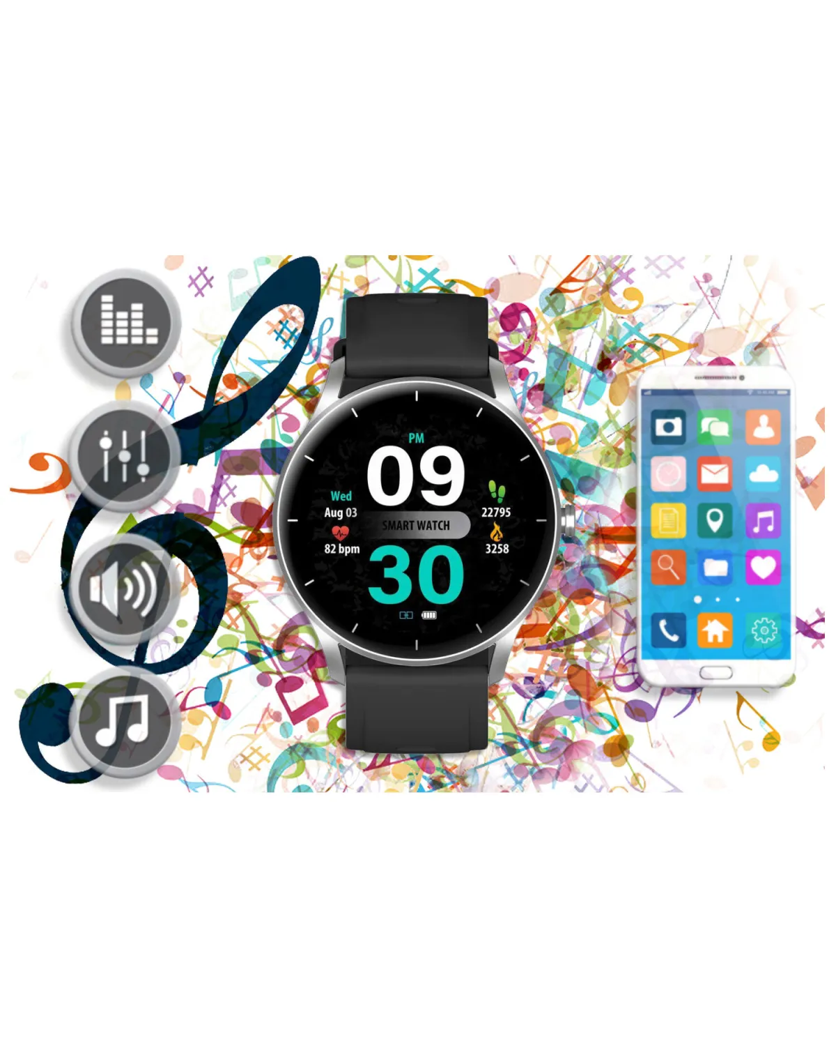SMARTWATCH UNISEX GRAVITY GT2-6 - ROZMOWY BLUETOOTH, WŁASNE TARCZE (sg019f) SMARTWATCH UNISEX GRAVITY GT2-6 - ROZMOWY BLUETOOTH, WŁASNE TARCZE (sg019f)