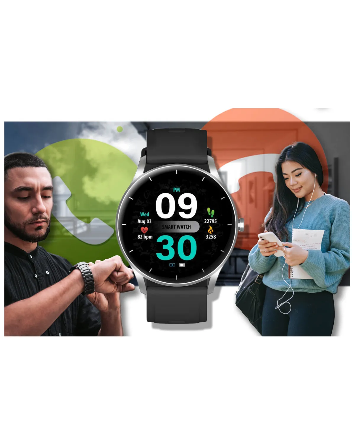SMARTWATCH UNISEX GRAVITY GT2-6 - ROZMOWY BLUETOOTH, WŁASNE TARCZE (sg019f) SMARTWATCH UNISEX GRAVITY GT2-6 - ROZMOWY BLUETOOTH, WŁASNE TARCZE (sg019f)