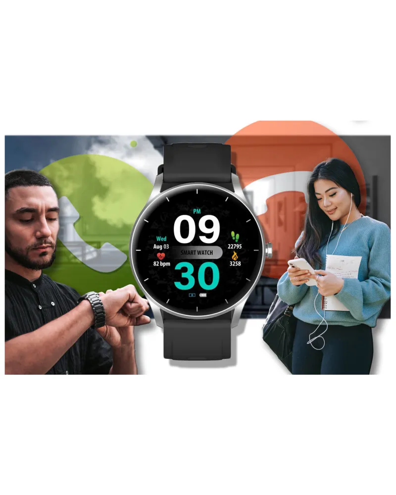 SMARTWATCH UNISEX GRAVITY GT2-6 - ROZMOWY BLUETOOTH, WŁASNE TARCZE (sg019f) SMARTWATCH UNISEX GRAVITY GT2-6 - ROZMOWY BLUETOOTH, WŁASNE TARCZE (sg019f)