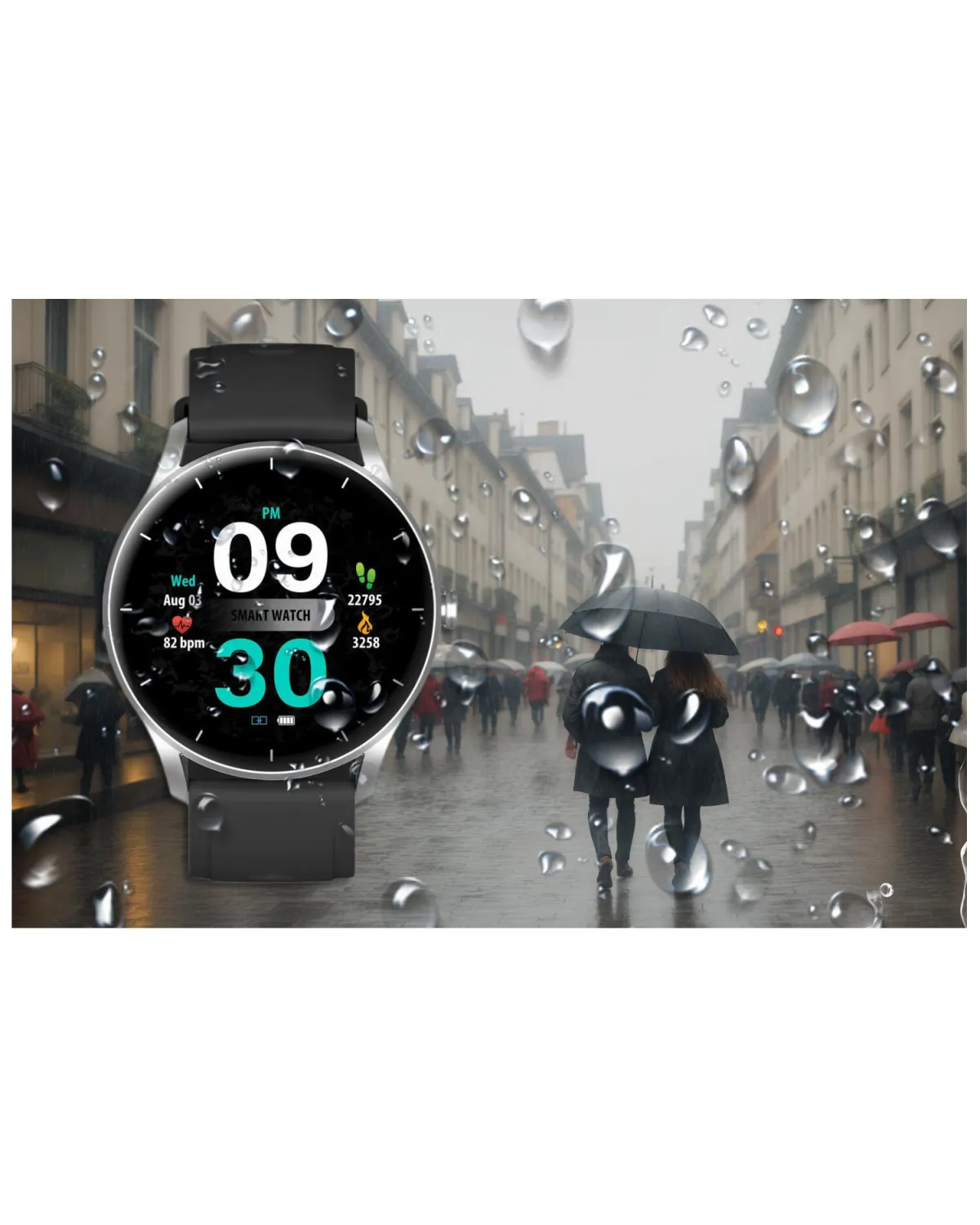SMARTWATCH UNISEX GRAVITY GT2-6 - ROZMOWY BLUETOOTH, WŁASNE TARCZE (sg019f) SMARTWATCH UNISEX GRAVITY GT2-6 - ROZMOWY BLUETOOTH, WŁASNE TARCZE (sg019f)