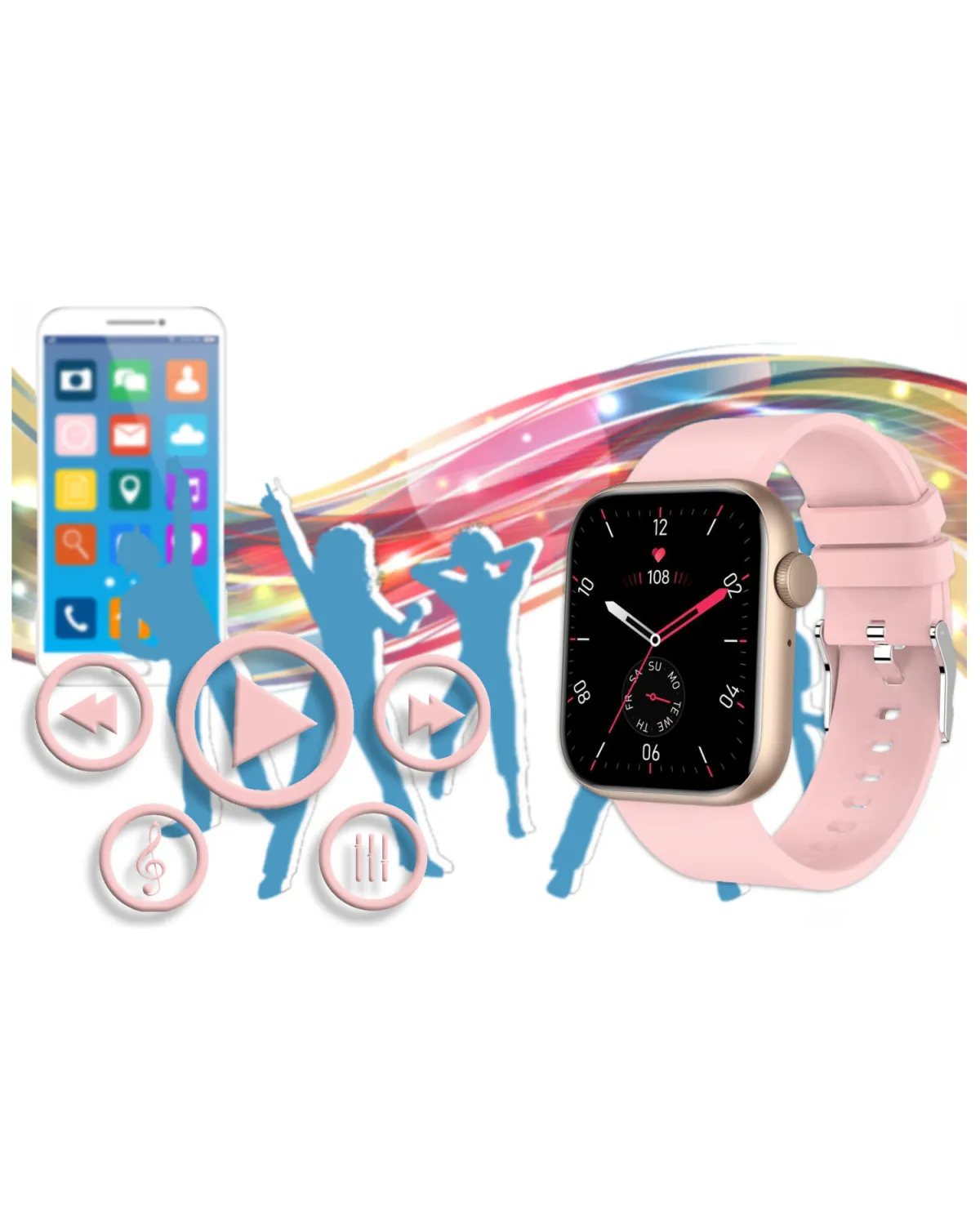 SMARTWATCH UNISEX GRAVITY GT3-1 - ROZMOWY BLUETOOTH, WŁASNE TARCZE (sg022a) SMARTWATCH UNISEX GRAVITY GT3-1 - ROZMOWY BLUETOOTH, WŁASNE TARCZE (sg022a)