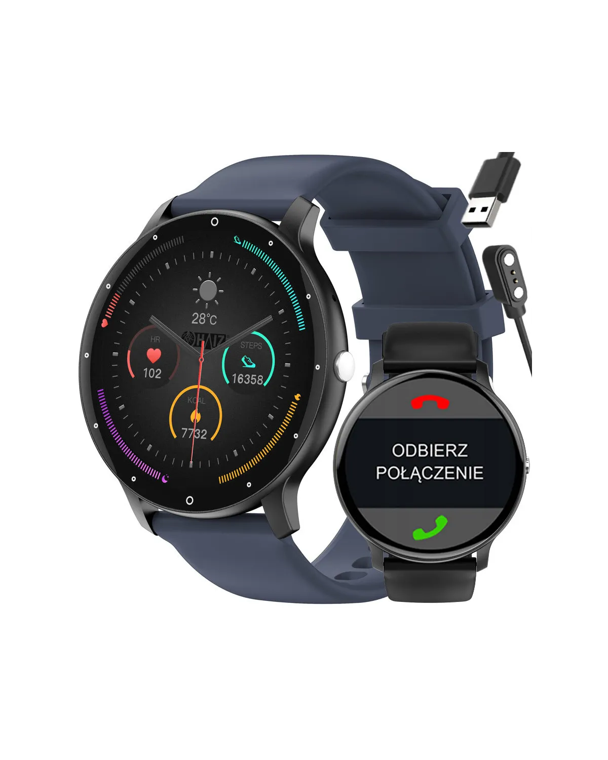 SMARTWATCH UNISEX GRAVITY GT1-1 PRO - ROZMOWY BLUETOOTH, DODATKOWY PASEK (sg027a) SMARTWATCH UNISEX GRAVITY GT1-1 PRO - ROZMOWY BLUETOOTH, DODATKOWY PASEK (sg027a)