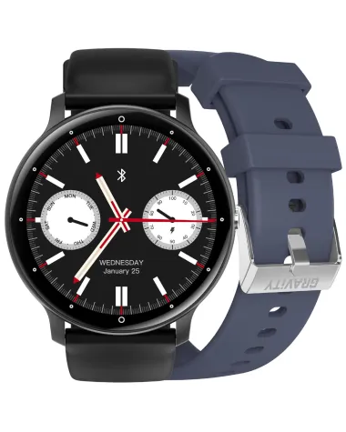 SMARTWATCH UNISEX GRAVITY GT1-1 PRO - ROZMOWY BLUETOOTH, DODATKOWY PASEK (sg027a) SMARTWATCH UNISEX GRAVITY GT1-1 PRO - ROZMOWY BLUETOOTH, DODATKOWY PASEK (sg027a)
