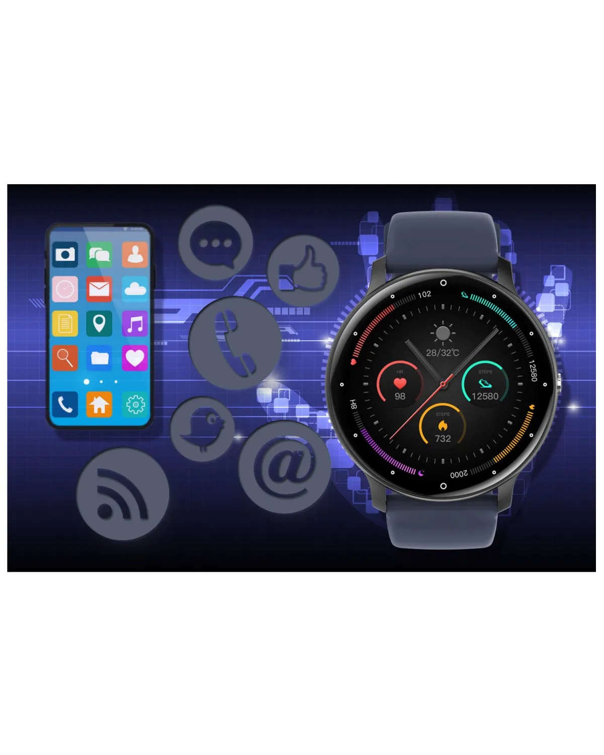 SMARTWATCH UNISEX GRAVITY GT1-1 PRO - ROZMOWY BLUETOOTH, DODATKOWY PASEK (sg027a) SMARTWATCH UNISEX GRAVITY GT1-1 PRO - ROZMOWY BLUETOOTH, DODATKOWY PASEK (sg027a)