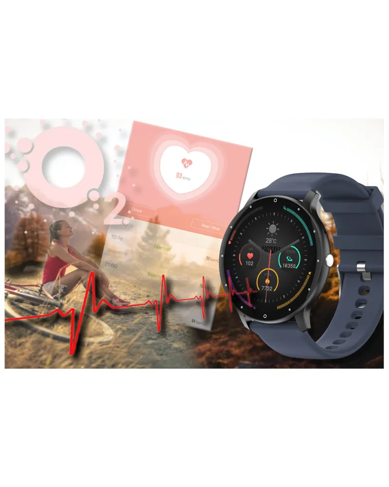 SMARTWATCH UNISEX GRAVITY GT1-1 PRO - ROZMOWY BLUETOOTH, DODATKOWY PASEK (sg027a) SMARTWATCH UNISEX GRAVITY GT1-1 PRO - ROZMOWY BLUETOOTH, DODATKOWY PASEK (sg027a)