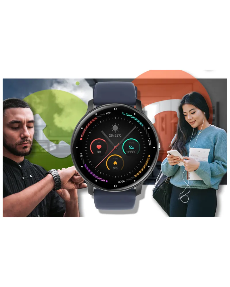 SMARTWATCH UNISEX GRAVITY GT1-1 PRO - ROZMOWY BLUETOOTH, DODATKOWY PASEK (sg027a) SMARTWATCH UNISEX GRAVITY GT1-1 PRO - ROZMOWY BLUETOOTH, DODATKOWY PASEK (sg027a)