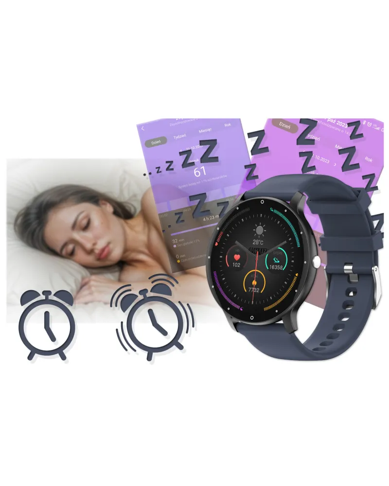 SMARTWATCH UNISEX GRAVITY GT1-1 PRO - ROZMOWY BLUETOOTH, DODATKOWY PASEK (sg027a) SMARTWATCH UNISEX GRAVITY GT1-1 PRO - ROZMOWY BLUETOOTH, DODATKOWY PASEK (sg027a)