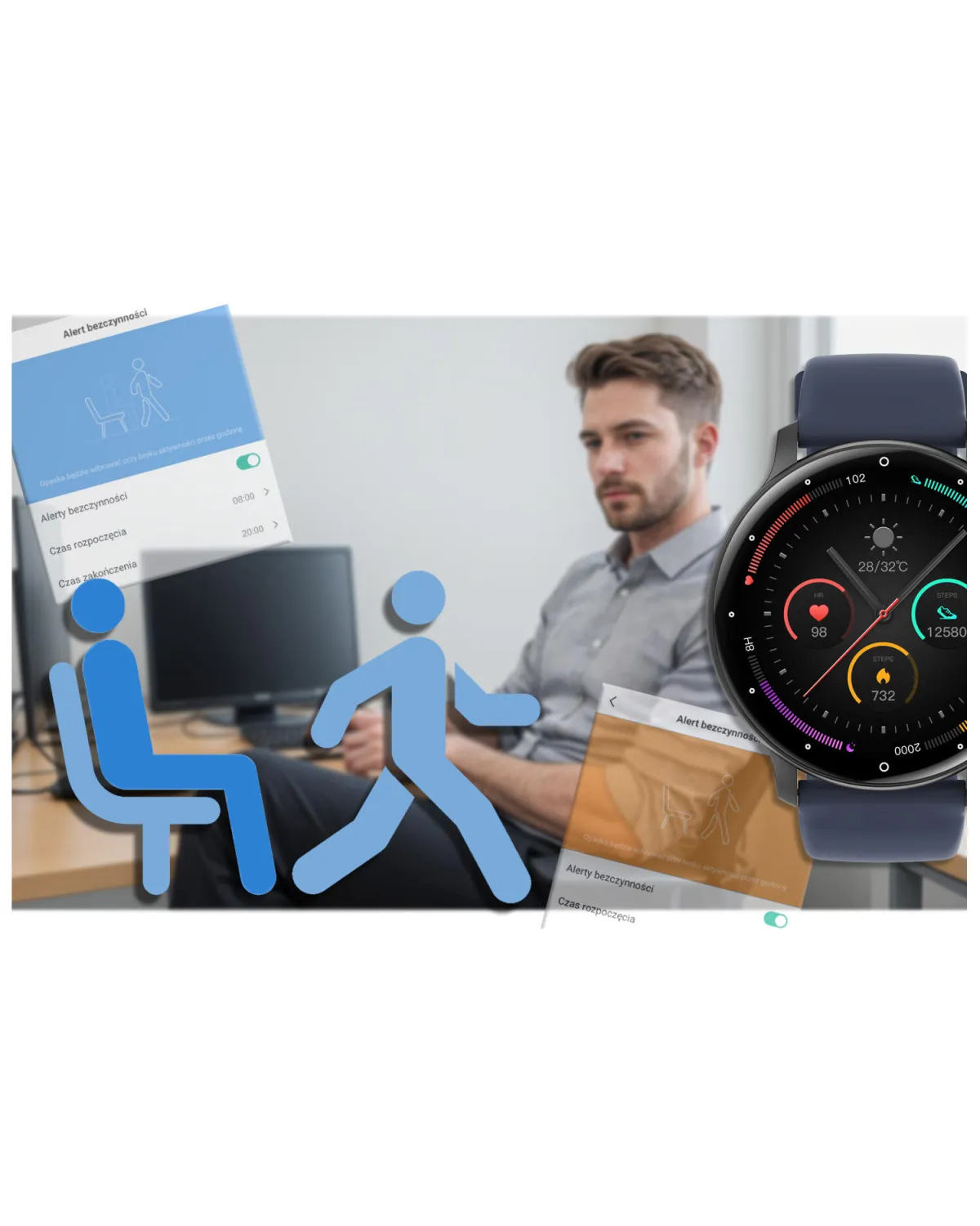 SMARTWATCH UNISEX GRAVITY GT1-1 PRO - ROZMOWY BLUETOOTH, DODATKOWY PASEK (sg027a) SMARTWATCH UNISEX GRAVITY GT1-1 PRO - ROZMOWY BLUETOOTH, DODATKOWY PASEK (sg027a)