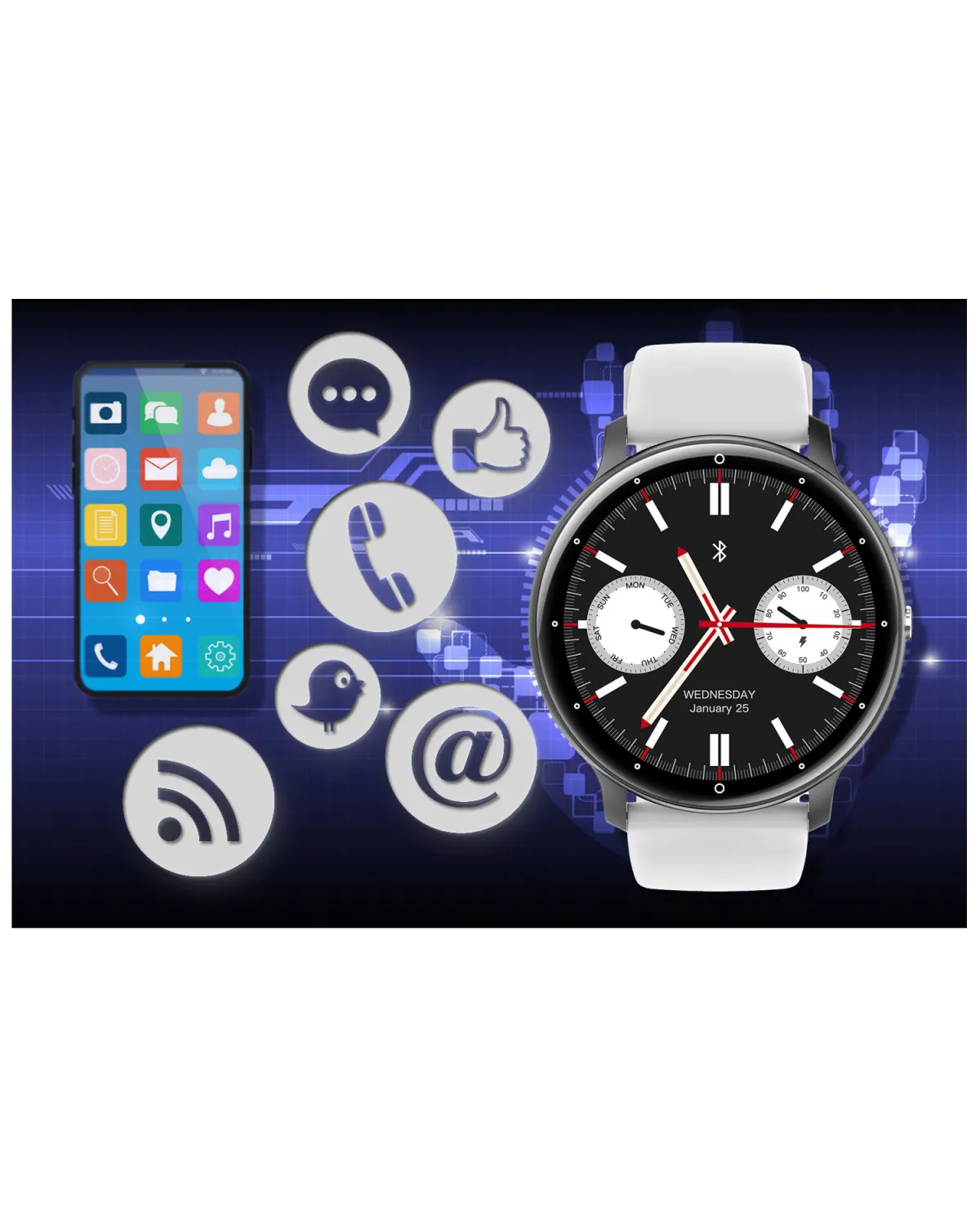 SMARTWATCH UNISEX GRAVITY GT1-4 PRO - ROZMOWY BLUETOOTH, DODATKOWY PASEK (sg027d) SMARTWATCH UNISEX GRAVITY GT1-4 PRO - ROZMOWY BLUETOOTH, DODATKOWY PASEK (sg027d)