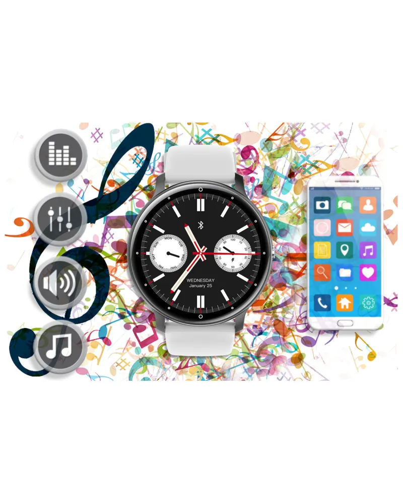 SMARTWATCH UNISEX GRAVITY GT1-4 PRO - ROZMOWY BLUETOOTH, DODATKOWY PASEK (sg027d) SMARTWATCH UNISEX GRAVITY GT1-4 PRO - ROZMOWY BLUETOOTH, DODATKOWY PASEK (sg027d)