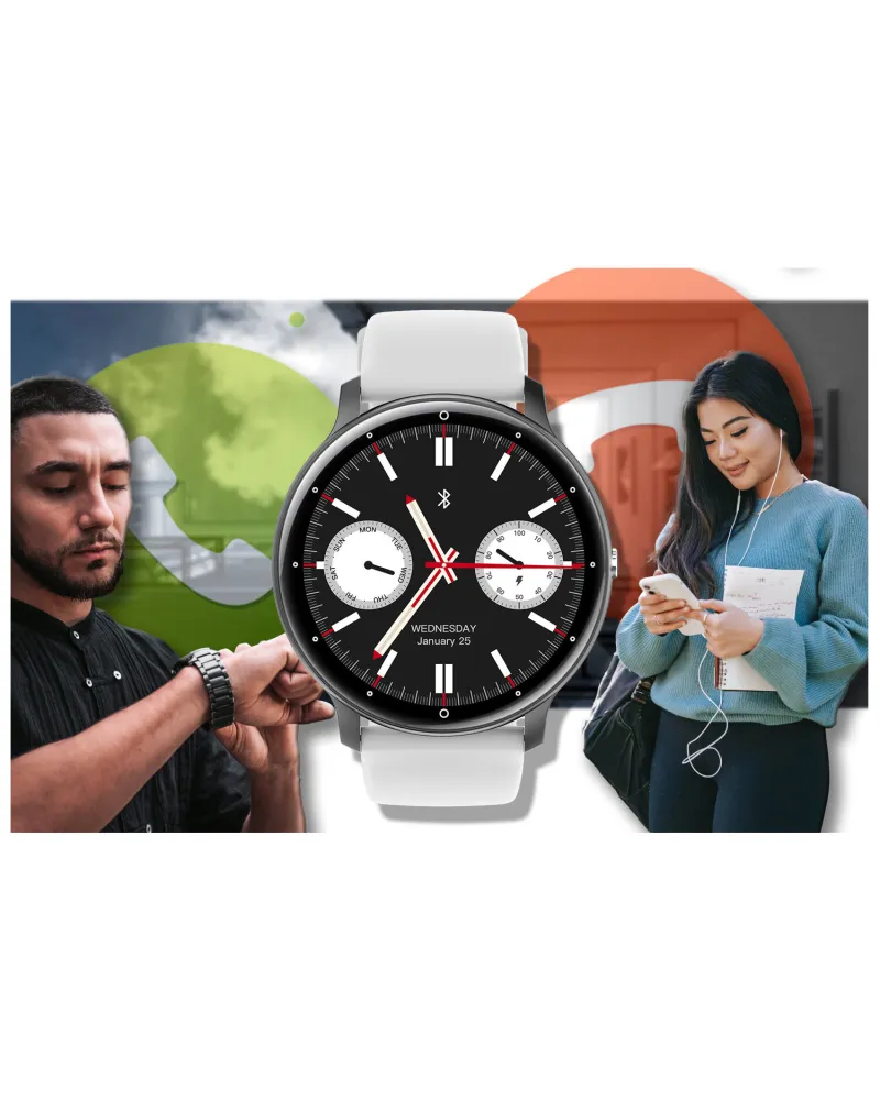SMARTWATCH UNISEX GRAVITY GT1-4 PRO - ROZMOWY BLUETOOTH, DODATKOWY PASEK (sg027d) SMARTWATCH UNISEX GRAVITY GT1-4 PRO - ROZMOWY BLUETOOTH, DODATKOWY PASEK (sg027d)