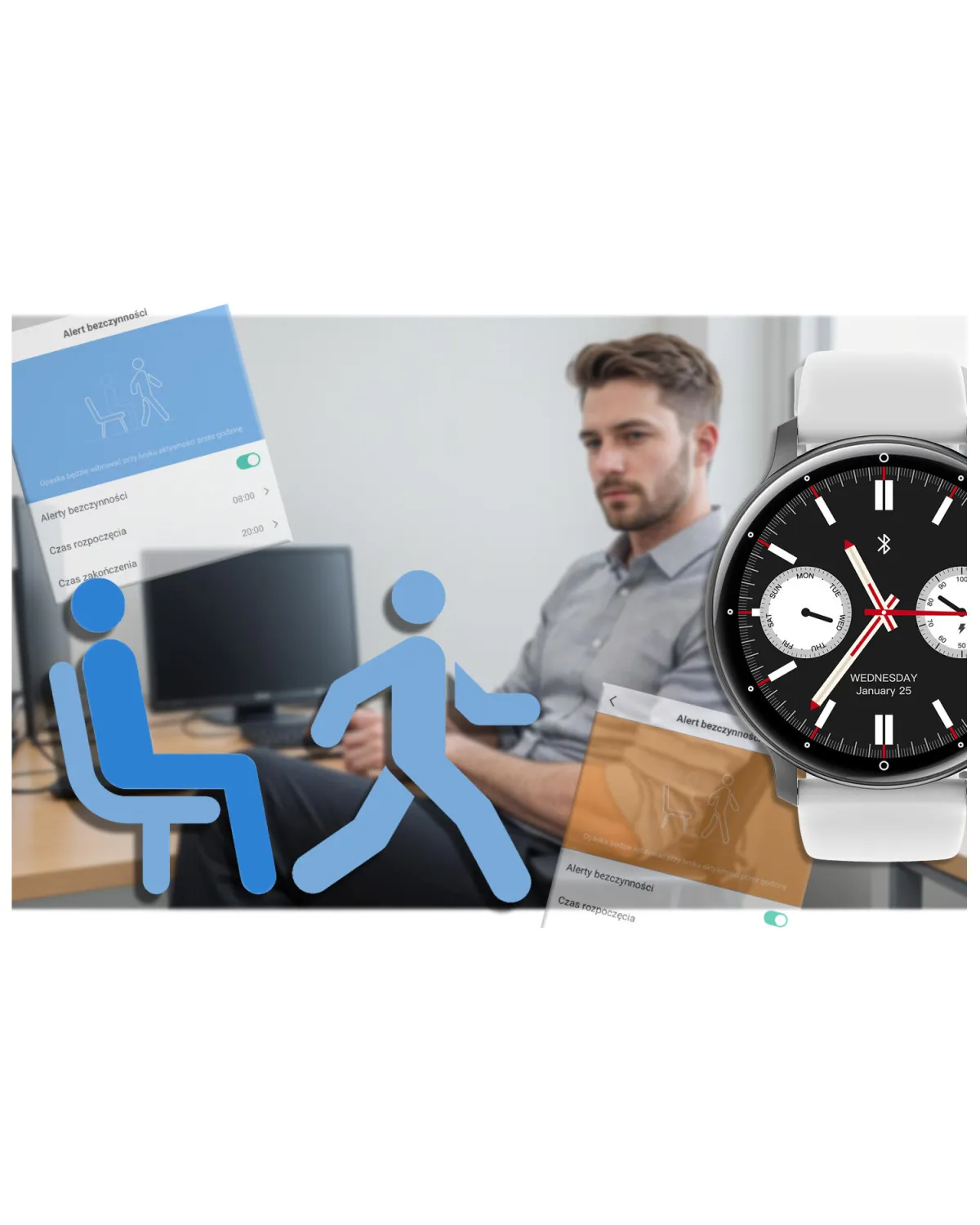 SMARTWATCH UNISEX GRAVITY GT1-4 PRO - ROZMOWY BLUETOOTH, DODATKOWY PASEK (sg027d) SMARTWATCH UNISEX GRAVITY GT1-4 PRO - ROZMOWY BLUETOOTH, DODATKOWY PASEK (sg027d)
