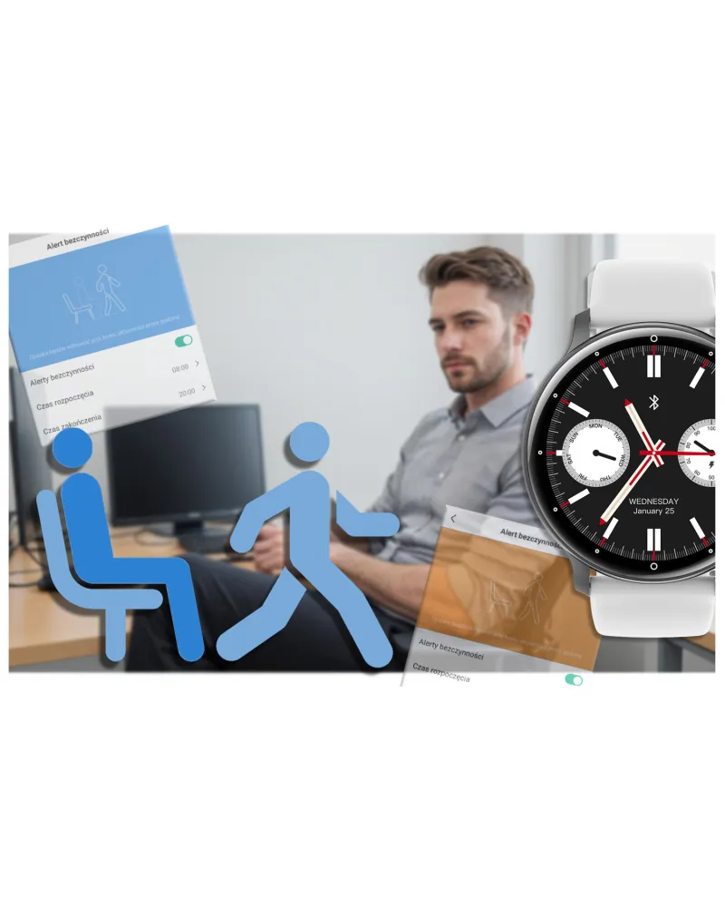 SMARTWATCH UNISEX GRAVITY GT1-4 PRO - ROZMOWY BLUETOOTH, DODATKOWY PASEK (sg027d) SMARTWATCH UNISEX GRAVITY GT1-4 PRO - ROZMOWY BLUETOOTH, DODATKOWY PASEK (sg027d)