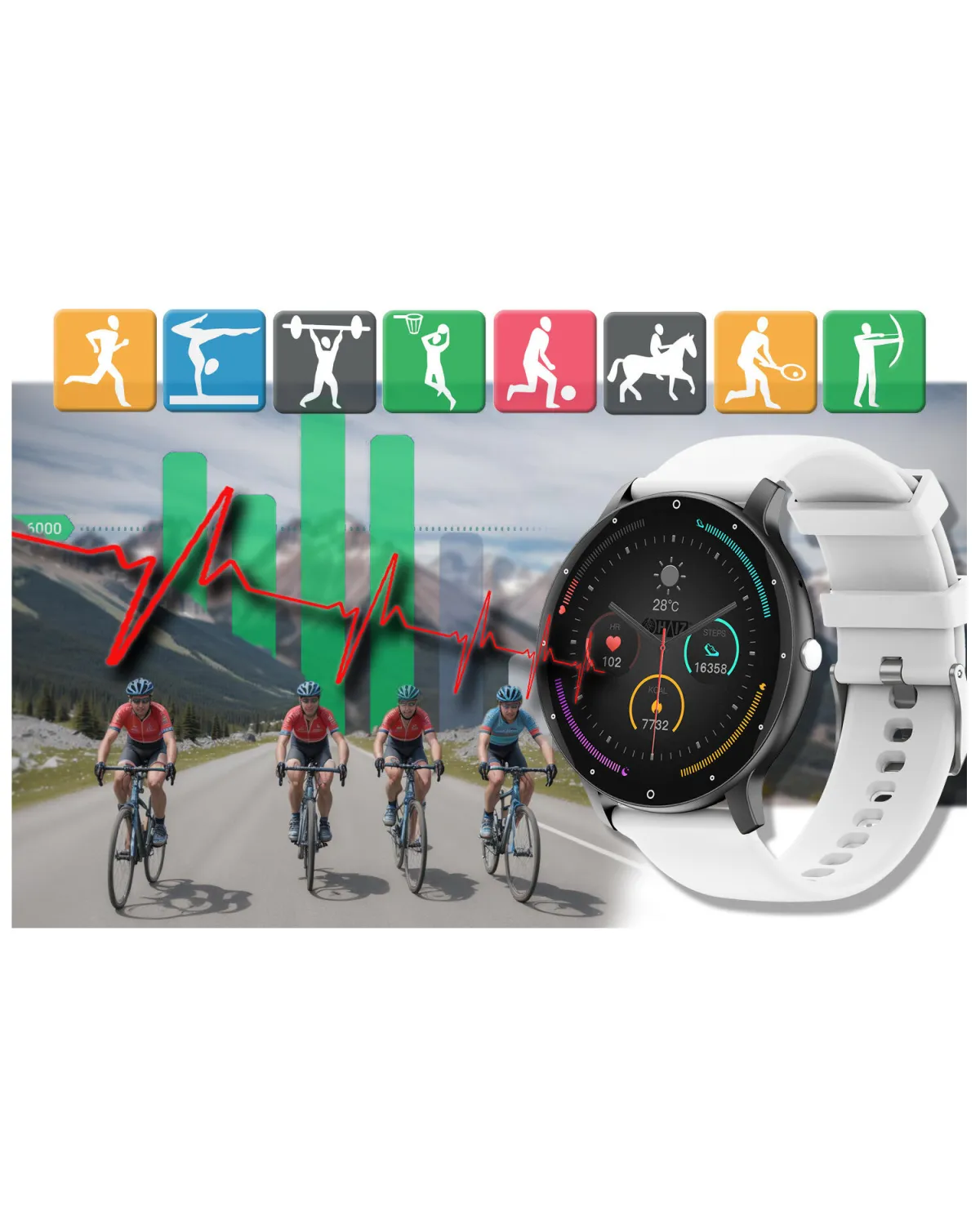 SMARTWATCH UNISEX GRAVITY GT1-4 PRO - ROZMOWY BLUETOOTH, DODATKOWY PASEK (sg027d) SMARTWATCH UNISEX GRAVITY GT1-4 PRO - ROZMOWY BLUETOOTH, DODATKOWY PASEK (sg027d)