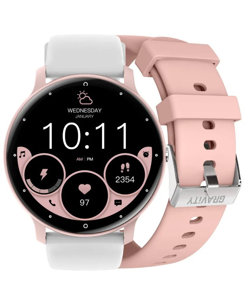 SMARTWATCH UNISEX GRAVITY GT1-6 PRO - ROZMOWY BLUETOOTH, DODATKOWY PASEK (sg027f) SMARTWATCH UNISEX GRAVITY GT1-6 PRO - ROZMOWY BLUETOOTH, DODATKOWY PASEK (sg027f)