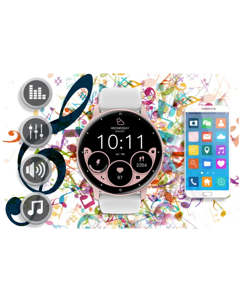 SMARTWATCH UNISEX GRAVITY GT1-6 PRO - ROZMOWY BLUETOOTH, DODATKOWY PASEK (sg027f) SMARTWATCH UNISEX GRAVITY GT1-6 PRO - ROZMOWY BLUETOOTH, DODATKOWY PASEK (sg027f)