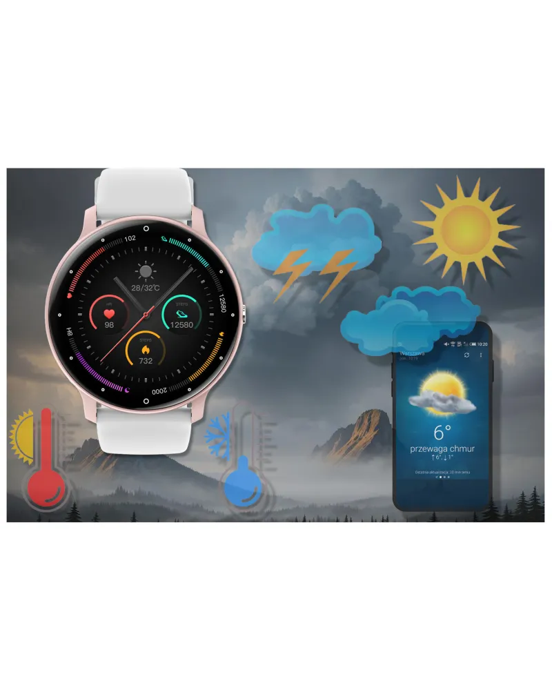 SMARTWATCH UNISEX GRAVITY GT1-6 PRO - ROZMOWY BLUETOOTH, DODATKOWY PASEK (sg027f) SMARTWATCH UNISEX GRAVITY GT1-6 PRO - ROZMOWY BLUETOOTH, DODATKOWY PASEK (sg027f)