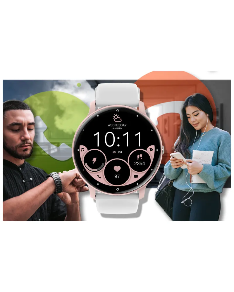 SMARTWATCH UNISEX GRAVITY GT1-6 PRO - ROZMOWY BLUETOOTH, DODATKOWY PASEK (sg027f) SMARTWATCH UNISEX GRAVITY GT1-6 PRO - ROZMOWY BLUETOOTH, DODATKOWY PASEK (sg027f)