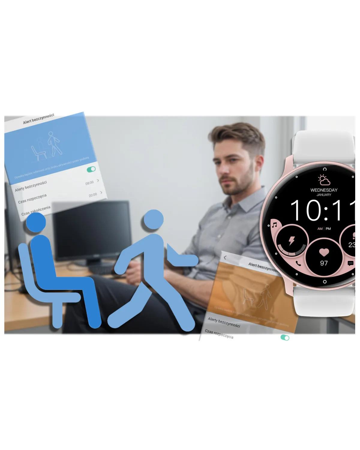 SMARTWATCH UNISEX GRAVITY GT1-6 PRO - ROZMOWY BLUETOOTH, DODATKOWY PASEK (sg027f) SMARTWATCH UNISEX GRAVITY GT1-6 PRO - ROZMOWY BLUETOOTH, DODATKOWY PASEK (sg027f)